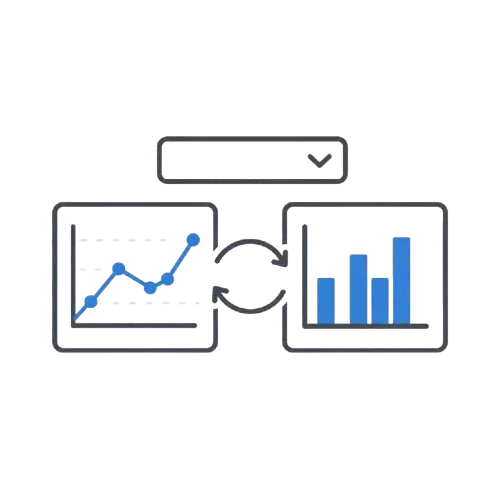 他グラフと相互切替